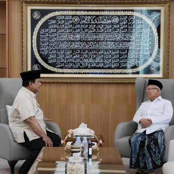 Prabowo Sambangi Kediaman Ma’ruf Amin, Apa yang Dibicarakan?