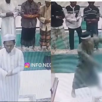 Detik-Detik Imam Masjid Ditikam Saat Salat Subuh, Pelaku Positif Narkoba