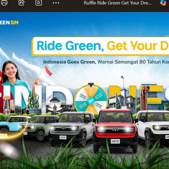 Rayakan 80 Tahun Kemerdekaan RI, Wujudkan Impian di Grand Draw ‘Ride Green Get Your Dream’