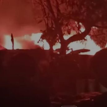Kebakaran Landa Gudang Dekat Borma Cimahi