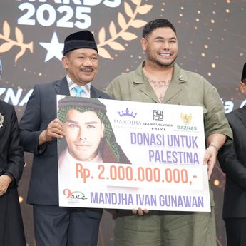 Di Acara BAZNAS Awards 2025, Ivan Gunawan Donasikan Rp2 Miliar untuk Palestina