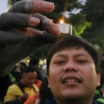 Ojol dan Warga Malang Gelar Aksi Solidaritas untuk Affan Kurniawan