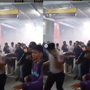 VIDEO: Suasana Mencekam di Stasiun Karet, Penuh Gas Air Mata