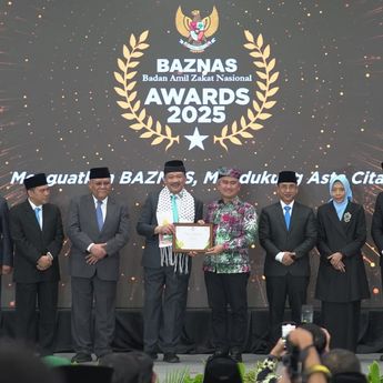 Dukung Gerakan Zakat, Sejumlah Menteri dan Gubernur Raih BAZNAS Awards 2025