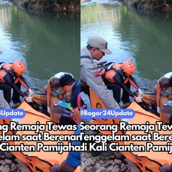 Warga Bogor Digegerkan Jasad Pria Tenggelam di Kali Cianten