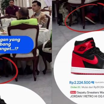 Jaket Kinclong dan Sepatu Air Jordan Jadi Sorotan di Pertemuan Gibran dengan Ojol