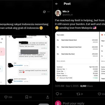 Netizen Luar Negeri Kompak Pesan Makanan untuk Driver Ojol Indonesia