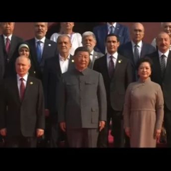 Prabowo Berdiri Sejajar dengan Xi Jinping, Putin, dan Kim Jong Un di Parade Militer China