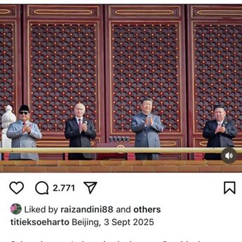 Momen Prabowo Berdiri Sejajar dengan Para Pemimpin Dunia di Beijing