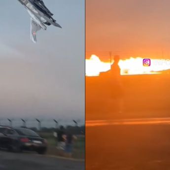 Manuver Gagal, Jet Tempur F-16 Jatuh dan Terbakar hingga Pilot Tewas di Polandia