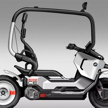 BMW Perkenalkan Konsep Skuter Listrik Vision CE dengan Desain Unik
