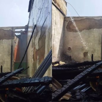Rumah Warga Terbakar di Cengkareng Jakarta Barat