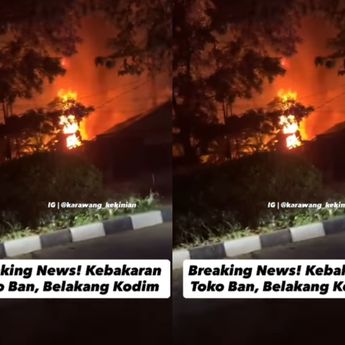 VIDEO: Ngerinya Rumah Terbakar di Karawang, Lansia Sampai Tewas Mengenaskan