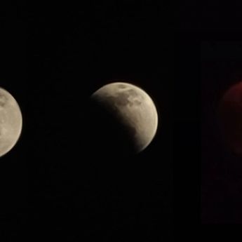Gerhana Bulan Total Hiasi Langit Jakarta, Bulan Purnama Tampak Merah Tembaga