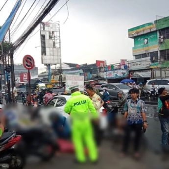 Kecelakaan Lalulintas di Hos Cokroaminoto Ciledug, Pemotor Kritis