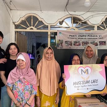 Lansia Panti Jompo Pusaka 41 Terima Bantuan: Dari Sembako sampai Pampers