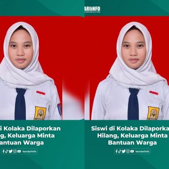 Siswi SMAN 1 Kolaka Dinyatakan Hilang, Tak Pulang Sejak 7 September