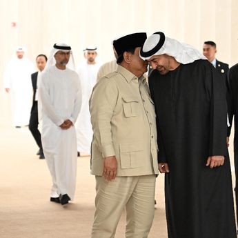 Prabowo Tiba di Abu Dhabi untuk Bertemu dengan Presiden MBZ