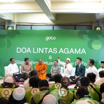 Intip Pesan 6 Pemuka Agama di Doa Lintas Agama bareng Ribuan Driver-Karyawan Gojek