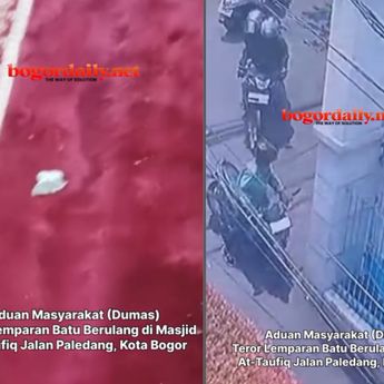 Masjid At-Taufiq Paledang Bogor Diteror Lemparan Batu