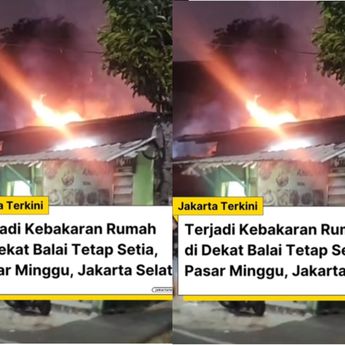 VIDEO Ngerinya Kebakaran Hantam Rumah di Jalan Siaga Pasar Minggu