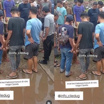 VIDEO: Bocah 8 Tahun Terseret Arus Drainase di Tangerang