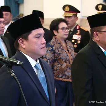 Erick Thohir Resmi Dilantik Jadi Menpora Gantikan Dito Ariotedjo