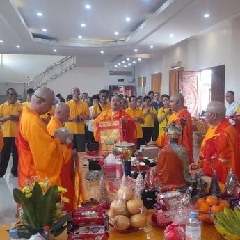 Potret Cioko-Ulambanna di Vihara Nimmala Boen San Bio-Tangerang 