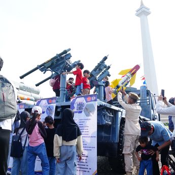 Ini Lokasi Kantong Parkir Puncak HUT ke-80 TNI di Monas Hari Ini
