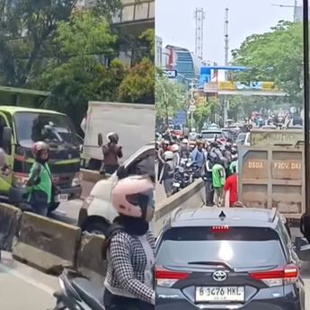 Kecelakaan Maut di Flyover Pesing, Pemotor Tewas Terjepit Truk