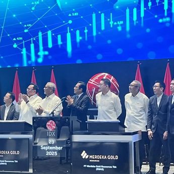 Merdeka Gold Resources Resmi Catatkan Saham Perdana di BEI