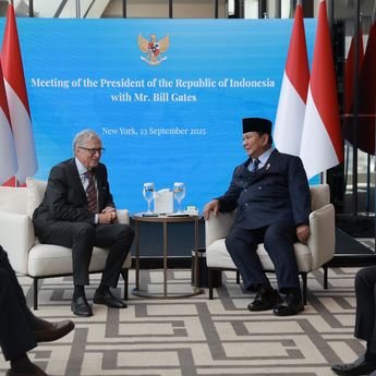 Prabowo Gelar Pertemuan dengan Bill Gates, Anugerahkan Bintang Jasa Utama