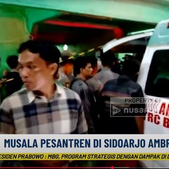 Musala di Ponpes Al Khoziny Sidoarjo Ambruk, Terdengar Teriakan Minta Tolong dari Reruntuhan