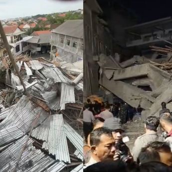 Pondok Pesantren Al-Khoziny di Sidoarjo Runtuh, Tim SAR Gerak Cepat Lakukan Evakuasi