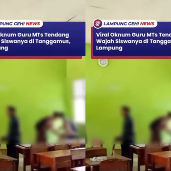 Beredar Video Guru MTs Tendang Tendang Wajah Siswa di Lampung