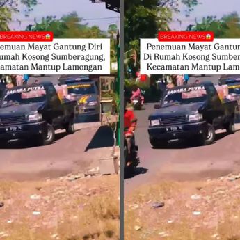 Penemuan Jasad Pria Tergantung Gegerkan Warga Lamongan