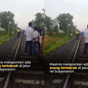 Nahas! Pria Tewas Dihantam Kereta Api Pangrango jurusan Sukabumi–Bogor
