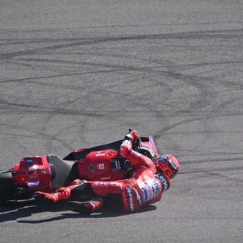 Marc Marquez Akui Kehilangan Cengkeram Rem Jadi Penyebab Terjatuh di Mandalika