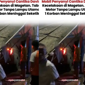 Innova yang Ditumpangi Pedangdut Cantika Davinca Hantam Pemotor Sampai Tewas