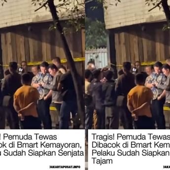 Pemuda Tewas di Kemayoran, Luka Bacokan Dada dan Wajah