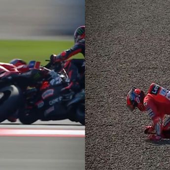 Marquez dan Bezzecchi Jatuh Bersama, Kutukan Mandalika Berlanjut untuk Sang Juara Dunia
