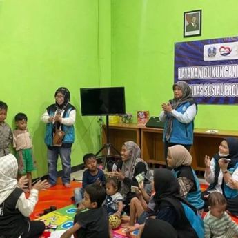 Menteri PPPA Arifah Fauzi Apresiasi Pojok Bermain sebagai Upaya Pulihkan Trauma Anak