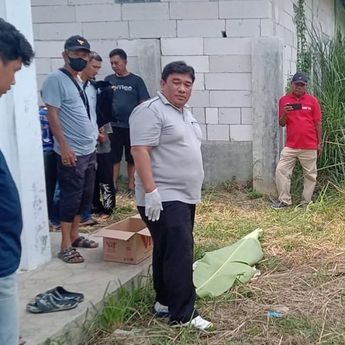 Janin Bayi Umur 7 Bulan Ditemukan di Semak-semak Rumah Warga Rengasdengklok