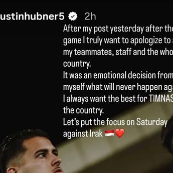 Justin Hubner Minta Maaf soal Postingan Jennifer Coppen yang Bikin Gaduh