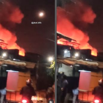 Rumah di Penjaringan Kebakaran Hebat