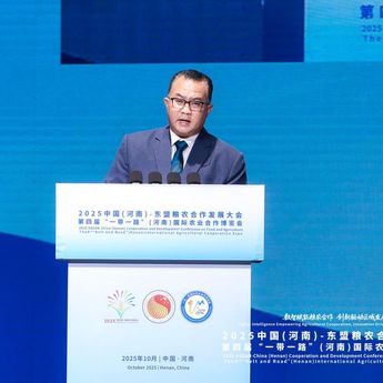 Rektor IPB University Jadi Pembicara Kunci pada Konferensi ASEAN-China Center di Henan Tiongkok