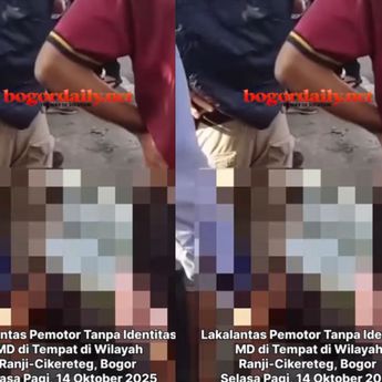 Pemotor Tewas Terkapar di Ranji-Cikereteg Bogor Usai Dihantam Truk