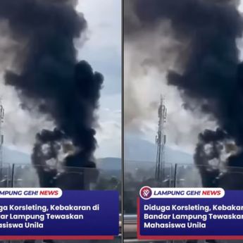 Mahasiswa Unila Tewas Terpanggang dalam Kebakaran Hebat di Bandar Lampung