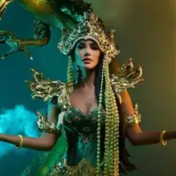 Vina Sitorus Menjelma Jadi 'Nyi Roro Kidul' di Ajang Miss Grand International 2025