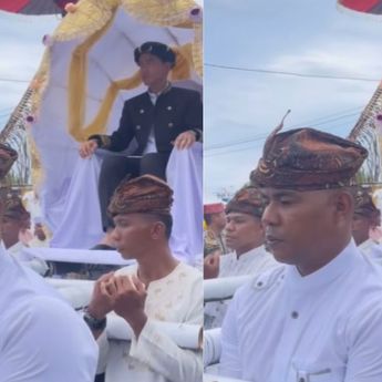 Momen Gibran Ditandu dan Dianugerahi Gelar Kehormatan di Ternate
